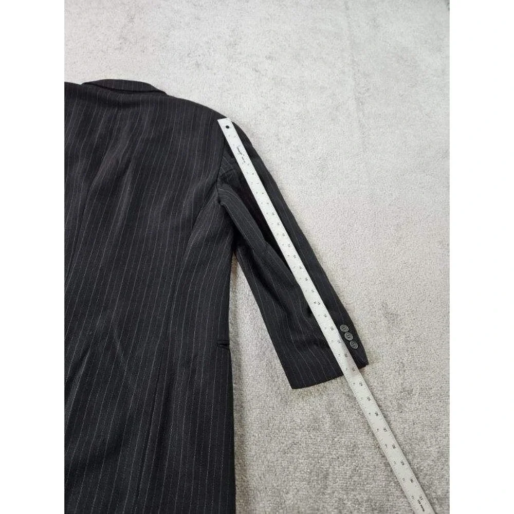 Giorgio Armani Suit Jacket 44 R Black Wool Designer Italy Designer Collezioni